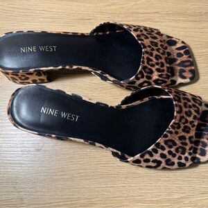 Nine West Leopard Print Heels
